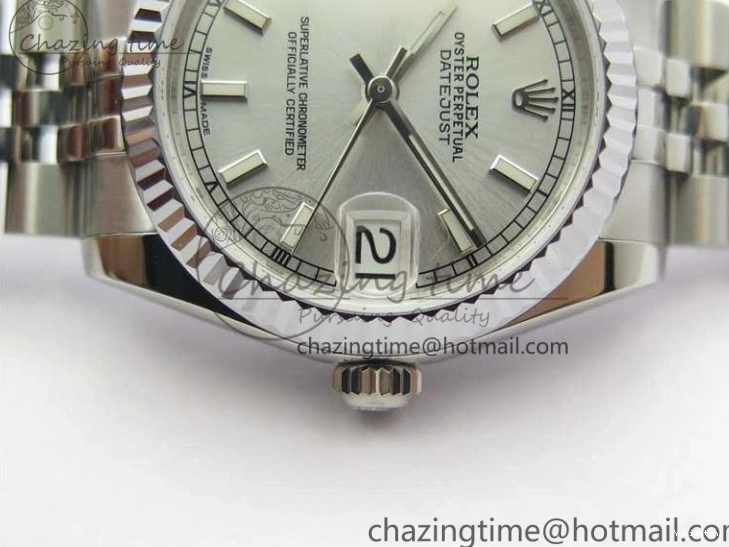 Dial Edition SEIKO 31mm SS Markers Datejust Jubilee Bracelet Stick 178274 on Best SS Silver GSF NH05A 0101